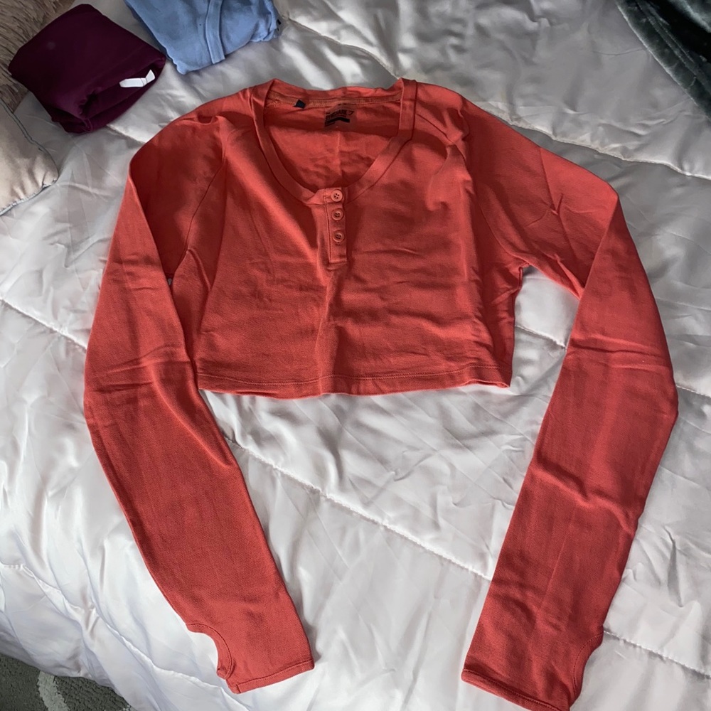 Gymshark long sleeve legacy crop